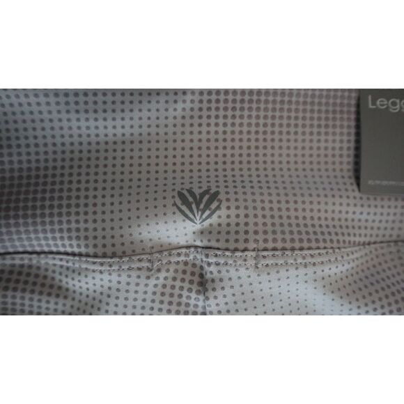 Forever 21 Women's Sz XS Taupe/Silver Spotted Mid-Rise Long Leggings - Picture 5 of 9